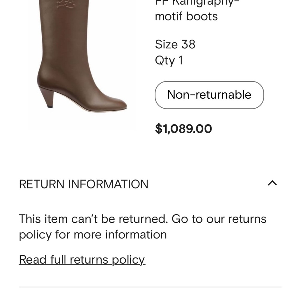Fendi boots
